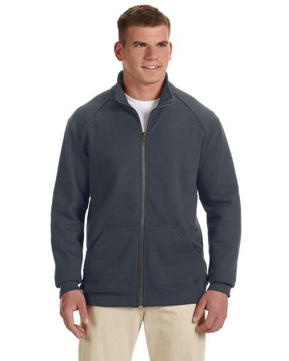  Adult Premium Cotton® Fleece Full-Zip Jacket 