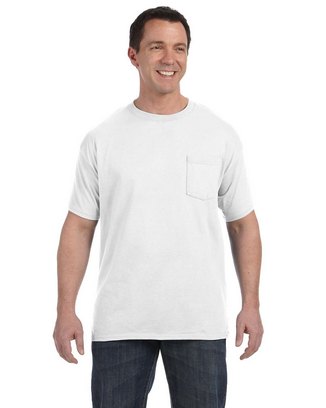 Men's Authentic-T Pocket T-Shirt - WHITE - S