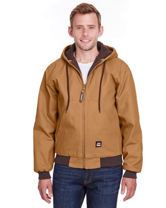  Men's Tall Highland Washed Cotton Duck Hooded Jacket 