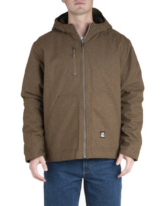 Men's Heathered Modern Hooded Jacket