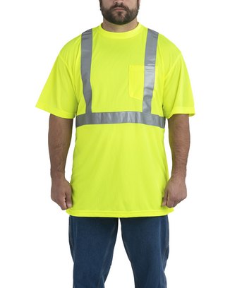 Men's Hi-Vis Class 2 Performance Pocket T-Shirt