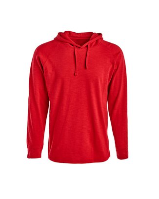  Adult Vintage Slub Knit Pullover Hooded Sweatshirt 