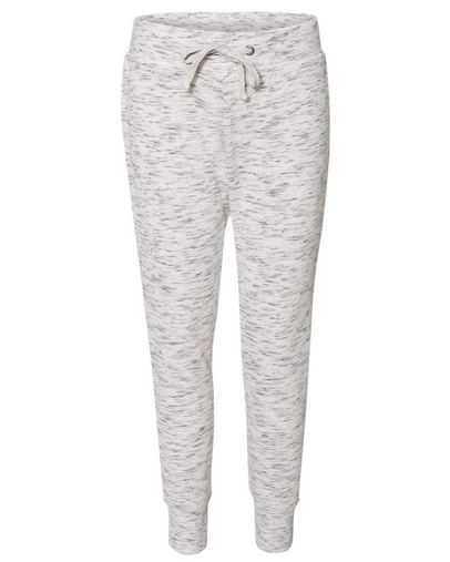  Ladies' Melange Fleece Jogger Pant 
