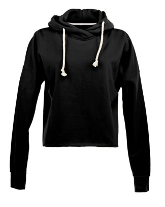  Ladies' Lounge Hi-Low Fleece Hoodie 