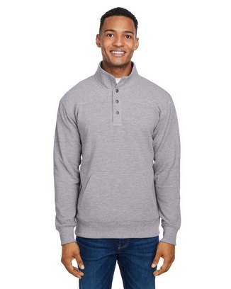  Ripple Fleece Snap Pullover 