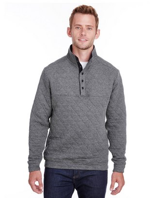 Adult Quilted Snap Pullover