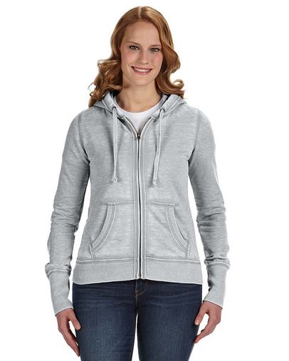  Ladies' Zen Full-Zip Fleece Hooded Sweatshirt 