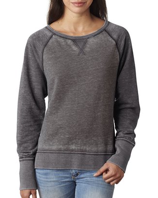  Ladies' Zen Contrast Crew 