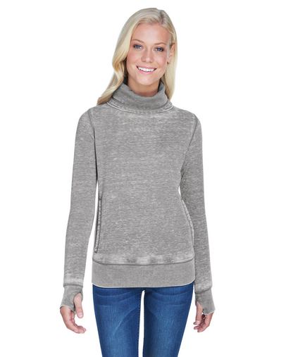  Ladies' Zen Fleece Cowl Neck 