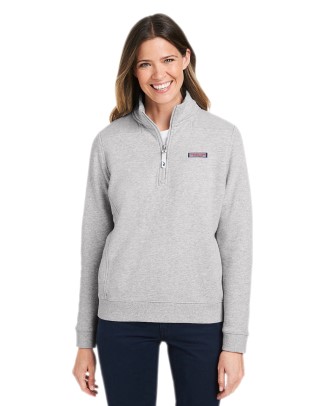  Ladies' Collegiate Quarter-Zip Pullover Shep Shirt 