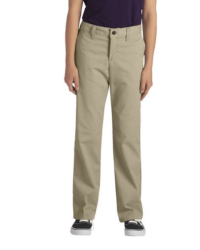 Girl's FlexWaist Classic Fit Straight-Leg Twill Stretch Pant