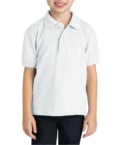 Youth Short-Sleeve Pique Polo