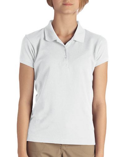  Girl's Short-Sleeve Pique Polo 