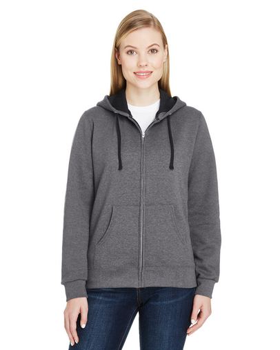  Ladies' 7.2 oz. Sofspun® Full-Zip Hooded Sweatshirt 