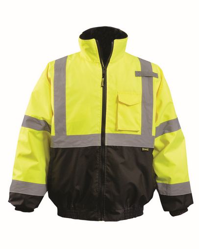  Men's Value Black Bottom 2-in-1 Bomber Jacket 