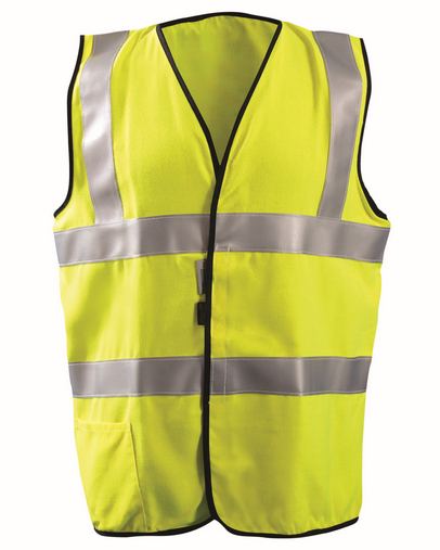  Men's High Visibility Classic Solid Standard Safety Vest 