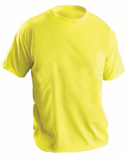  Men's Wicking Birdseye Non-Ansi T-Shirt 