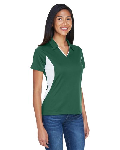  Ladies' Side Blocked Micro-Piqué Polo 