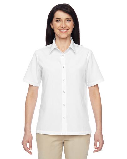  Ladies' Advantage Snap Closure Short-Sleeve Shirt 