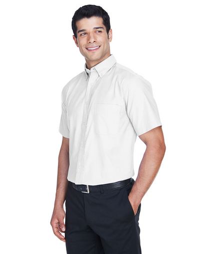 Men's Short-Sleeve Oxford with Stain-Release