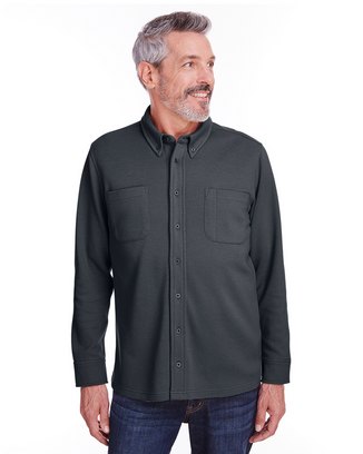  Adult StainBloc™ Pique Fleece Shirt-Jacket 