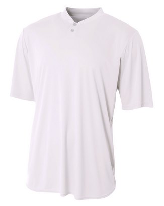  Adult Tek 2-Button Henley Jersey 