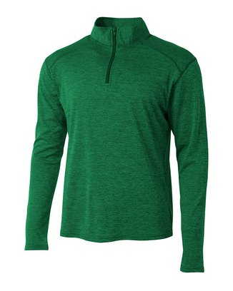 Men's Tonal Space-Dye Quarter-Zip