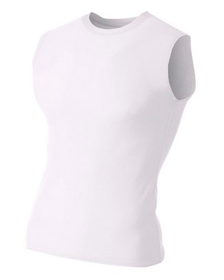 Youth Sleeveless Compression Muscle T-Shirt