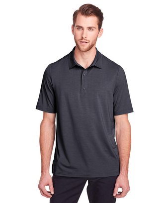 Men's JAQ Snap-Up Stretch Performance Polo - CARBON - 5XL