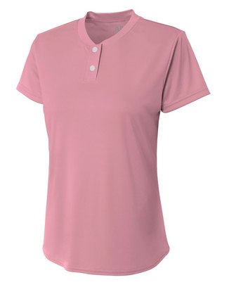  Ladies' Tek 2-Button Henley Shirt 