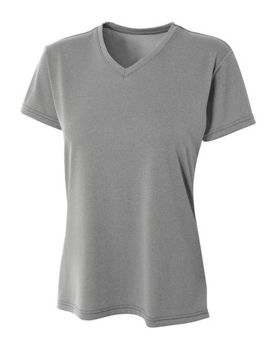 Ladies' Topflight Heather V-Neck T-Shirt