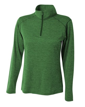  Ladies' Tonal Space-Dye Quarter-Zip 