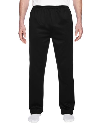  Adult 6 oz. DRI-POWER® SPORT Pocketed Open-Bottom Sweatpant 