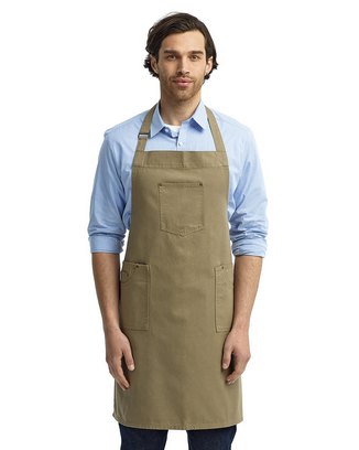  Unisex Cotton Chino Bib Apron 