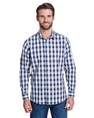 Men's Mulligan Check Long-Sleeve Cotton Shirt