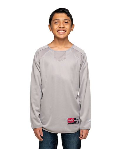  Youth 8 oz., Polyester Fleece Crew 