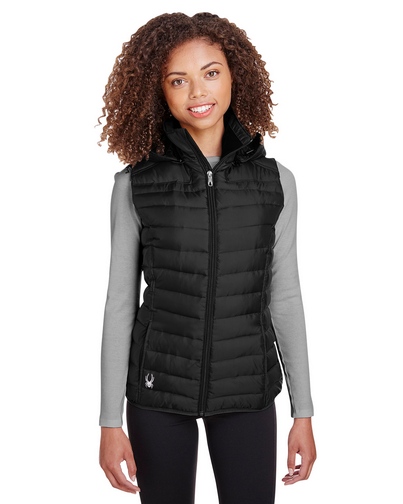 Custom Logo Spyder Ladies' Supreme Puffer Vest - S16641