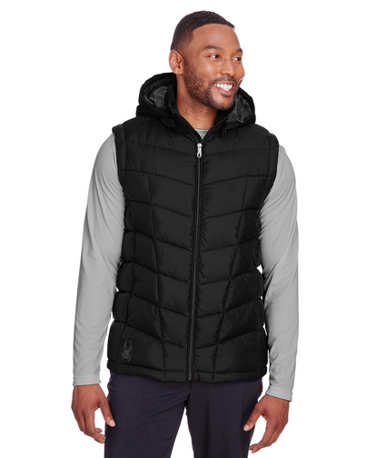 Custom Logo Spyder Men's Pelmo Puffer Vest - S16642