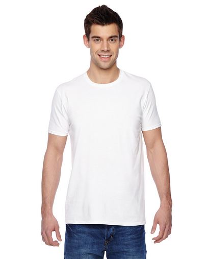 Adult Sofspun® Jersey Crew T-Shirt - WHITE - S