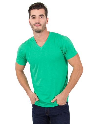 Men's 4.6 oz. Tri-Blend V-Neck T-Shirt