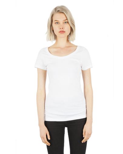  Ladies' 4.6 oz. Modal Scoop Neck T-Shirt 