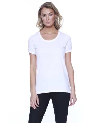  Ladies' Cotton/Modal Open Shoulder 