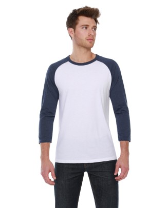 Men's CVC 3/4 Sleeve Raglan