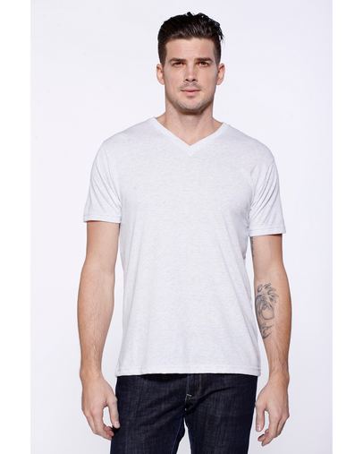  Men's Triblend V-Neck T-Shirt 