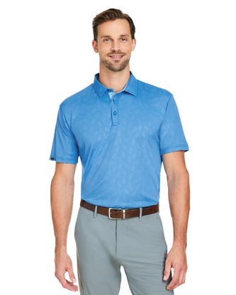 Custom Embroidered Swannies Golf Men's Barrett Embossed Polo With Logo