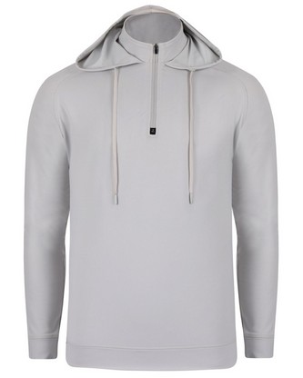 Custom Embroidered Swannies Golf Unisex Vandyke Quarter-Zip Hooded Sweatshirt With Logo