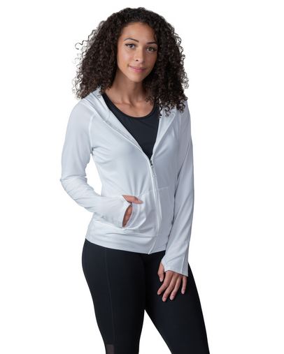 Ladies' Endurance Full-Zip Hooded Sweatshirt with Back Mesh
