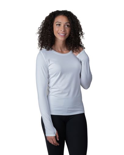  Ladies' Endurance Long-Sleeve T-Shirt with Back Mesh Insert 