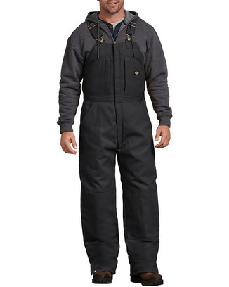 Unisex Duck Insulated Bib Overall - BLACK _S - RG