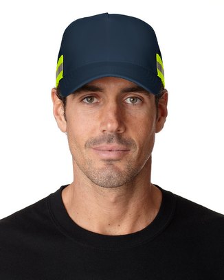 Trucker Reflector High-Visibility Constructed Cap